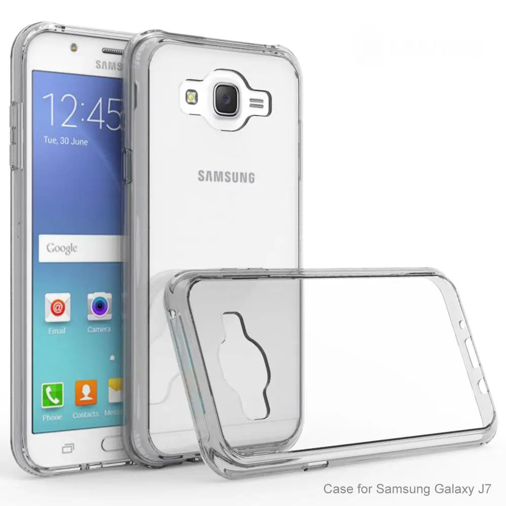 Чехол для Samsung Galaxy J7 NXT Neo противоударный силиконовый гибридный жесткий
