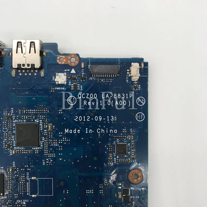 Высокое качество для Latitude 6430U материнская плата ноутбука QCZ00 LA 8831P с SR0XH I7 3687U CPU 100%