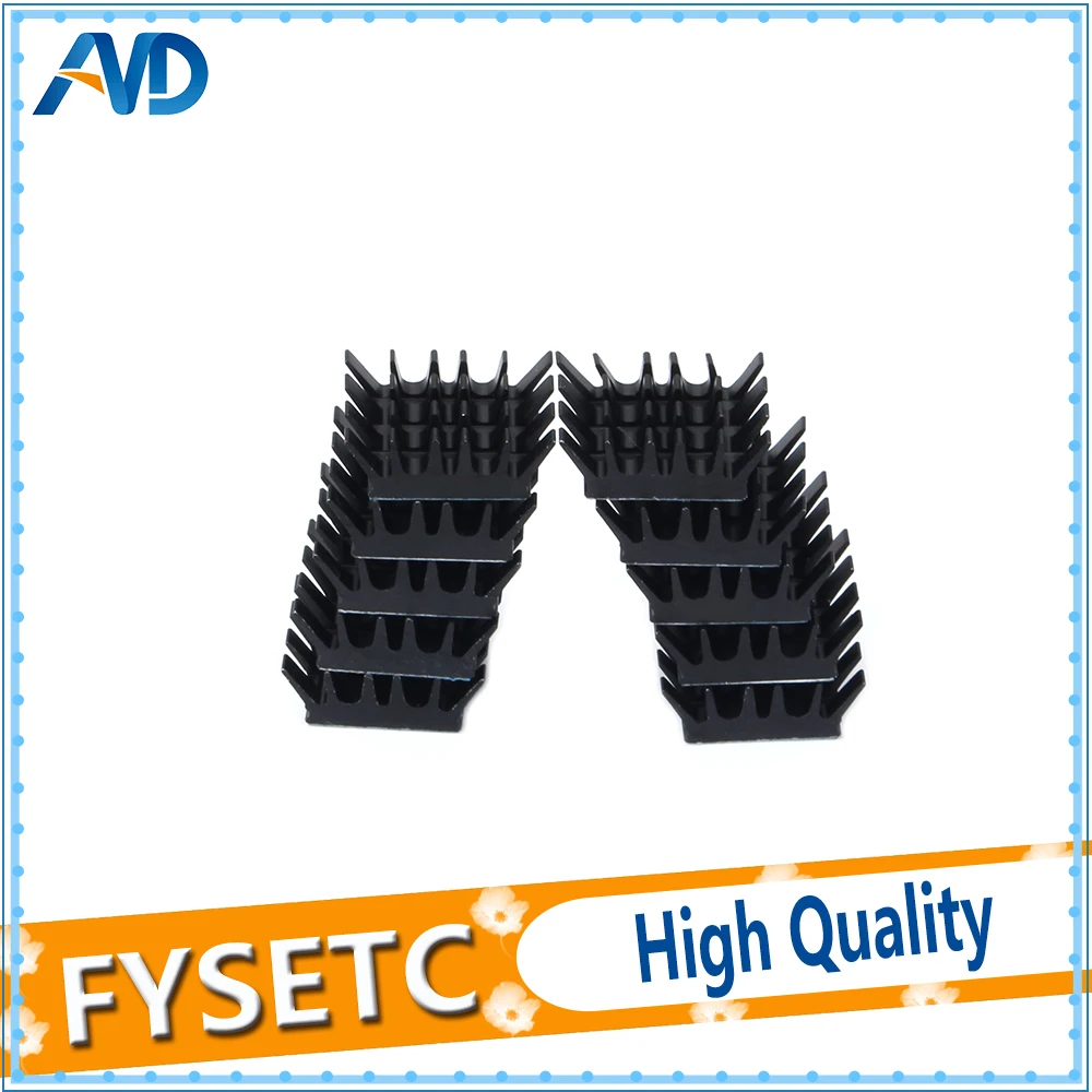 5 шт. Raspberry Pi Spiky радиатор из алюминия с клеем для охлаждения 3/2 Модель B|Детали и