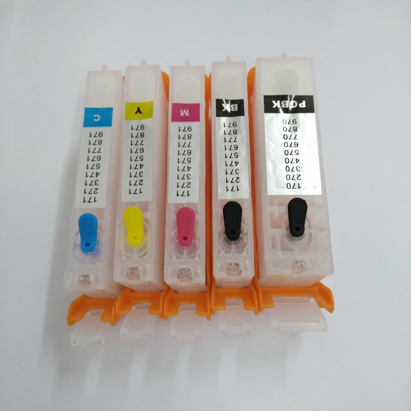 Einkshop5pcs PGI 270CLI 271 многоразовый картридж для Canon 270 CLI Pixma MG5720 MG5721 MG5722 MG6820 MG6821 MG6822 MG7720|ink
