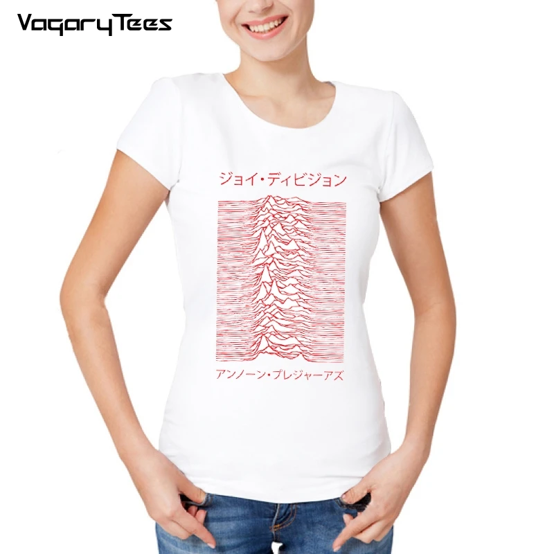 Женская забавная футболка с графикой Joy Division уличная в стиле хип хоп коротким