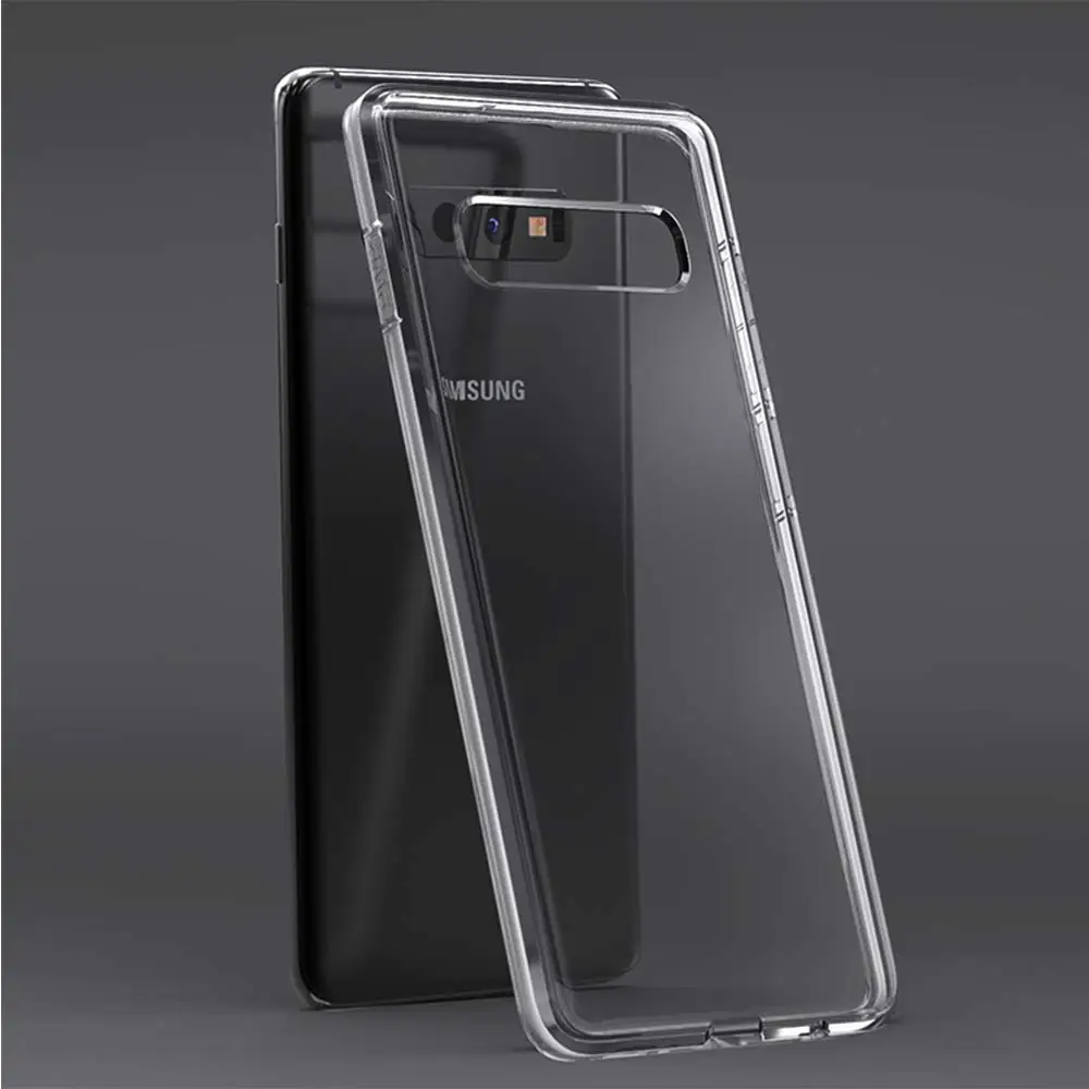 Силиконовый прозрачный чехол для Samsung S10 E Plus Lite A50 A10 A20 A30 A7 2018 тонкий гелевый Чехол