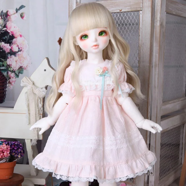 1/3 1/4 BJD милая розовая и синяя кукла Одежда для куклы Bjd аксессуары игрушек