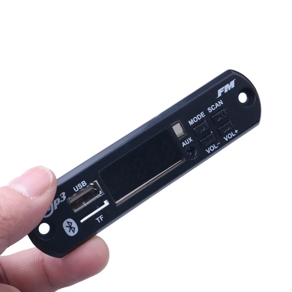 Elistooop автомобильный аудио USB TF FM радио модуль беспроводной Bluetooth 5V 12V MP3 WMA декодер