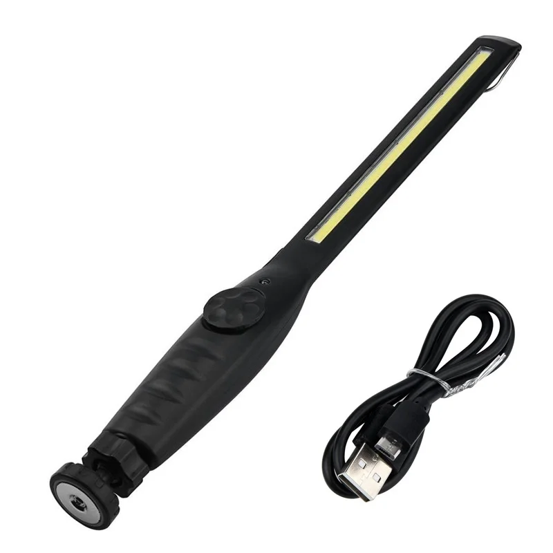 USB Перезаряжаемый рабочий свет светодиодный COB Тонкий Магнит крюк Рабочий свет бар для кемпинга охоты яркий светодиодный свет - Мощность в ваттах: 9 Вт