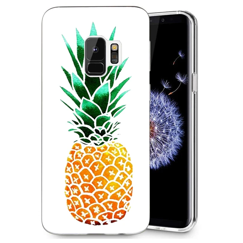 Летние фрукта ананаса силиконовый мягкий телефонный чехол для samsung Galaxy S9 S9Plus S8