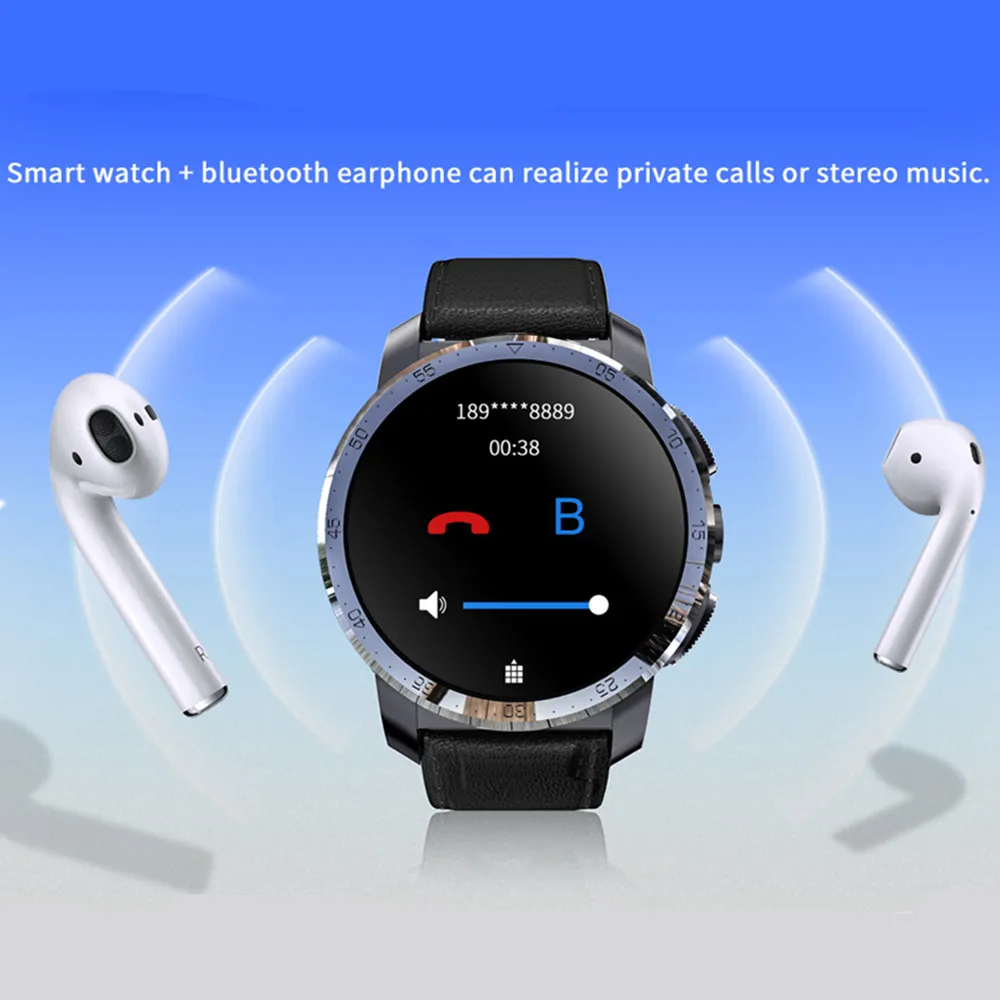 Kospet Optimus Pro Смарт-часы gps двойная система WiFi Android 7.1.1 система/Спорт управление/8.0MP камера 3 Гб ram 32 Гб rom