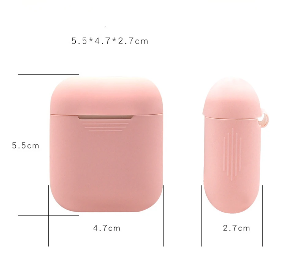 Мягкий силиконовый чехол, наушники для Apple Airpods, Bluetooth, беспроводные наушники, защитный чехол, коробка для Air Pods, наушники, сумка