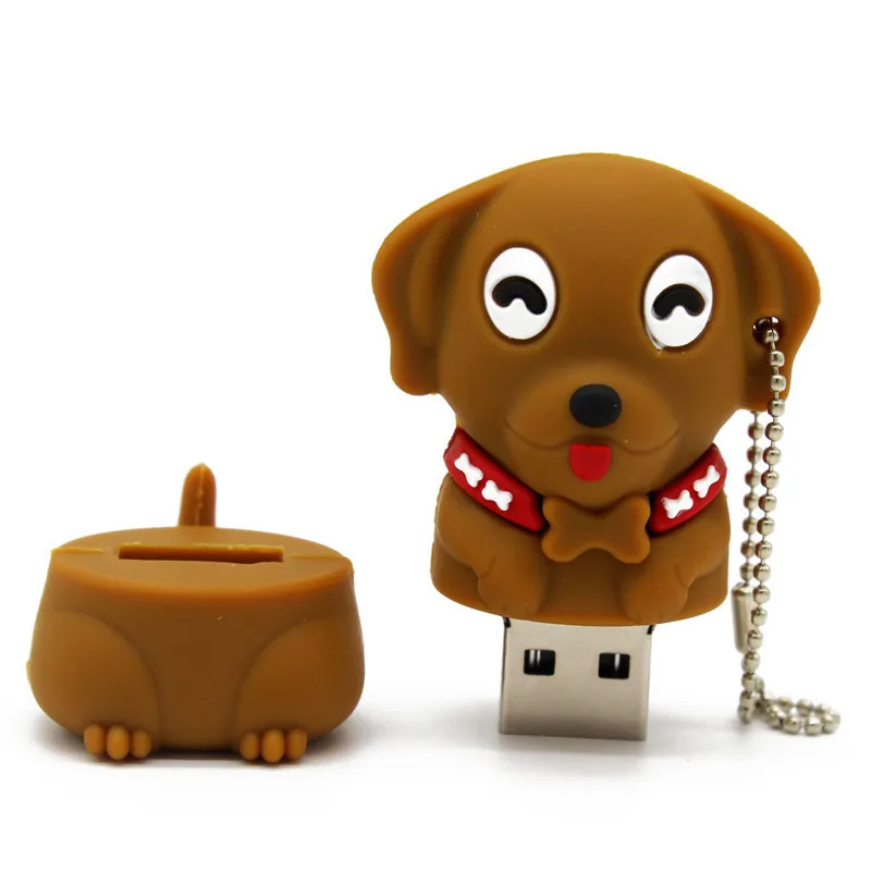 

new style cartoon pen drive dog usb flash drive 4GB 8GB 16GB 32GB 64GB cartoon gift