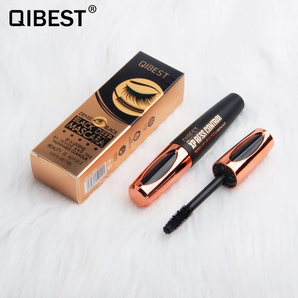 Водостойкая 4D шелковая тушь для ресниц Rimel наращивания Черная Толстая Удлиняющая