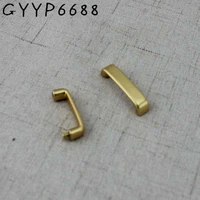 4 30pcs 20mm 25mm special gold hand leather luggage bag arch bridge hanging hook metal accessories aglet twist lock screw