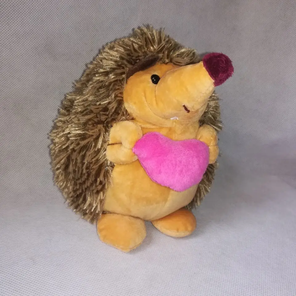 

18cm lovely hedgehog plush toy soft doll baby toy birthday gift w0477