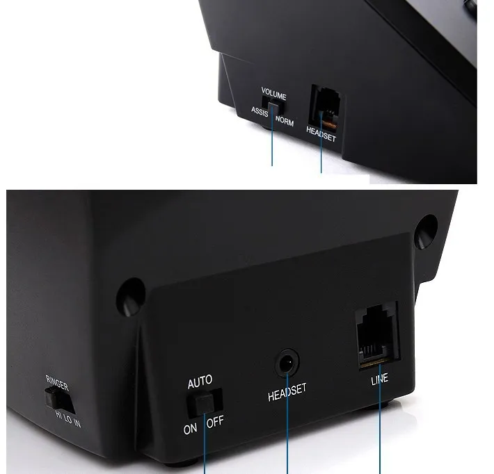 Профессиональная гарнитура для колл центра телефонная с набором клавиш телефон