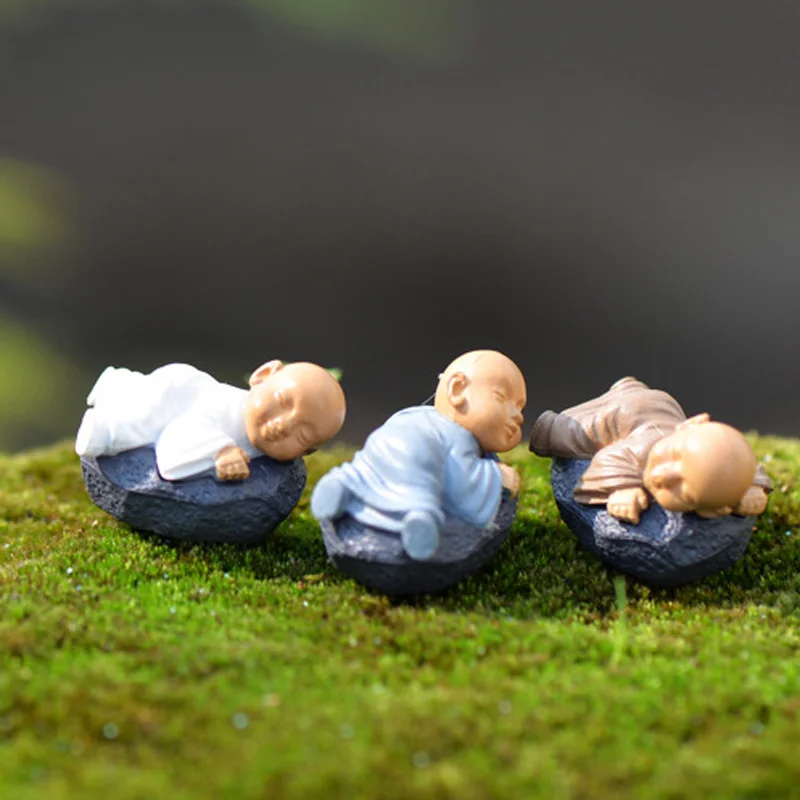 Мультяшные миниатюрные куклы из смолы 4 шт. | Дом и сад