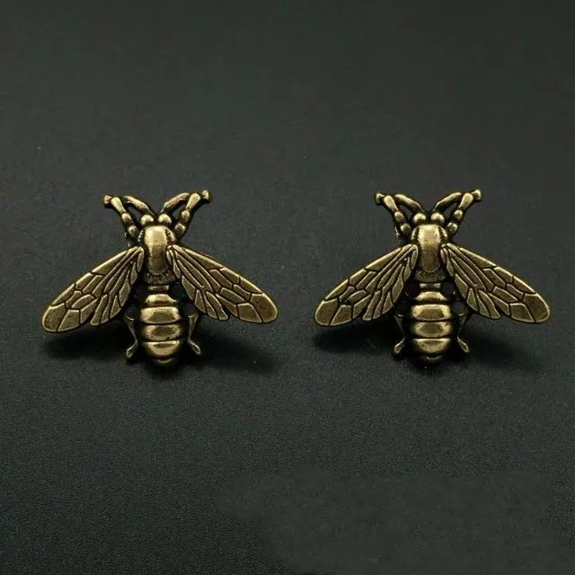1 шт. винтажные антикварные стереоскопические металлические милые пчелы шпильки