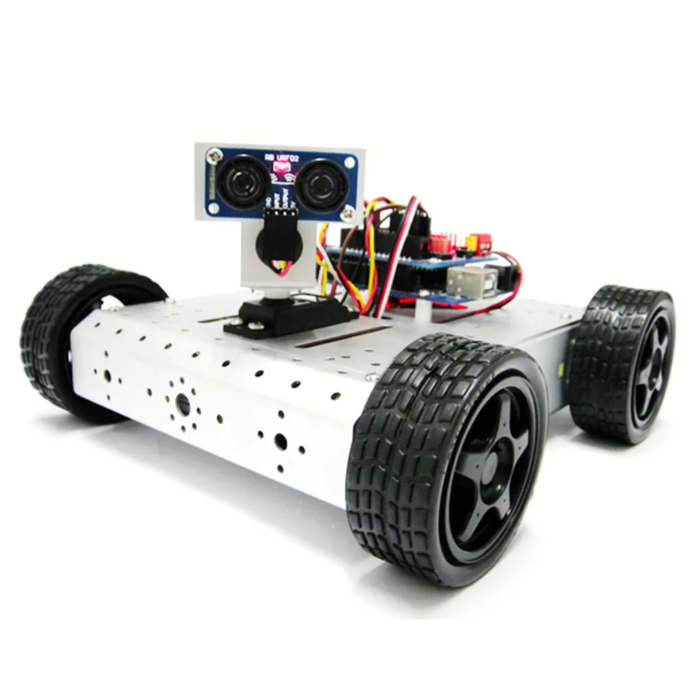 Rotoup умный робот шасси комплект для Arduino 4WD двигатель автомобиля колёса