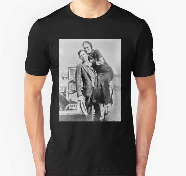 Мужская футболка с коротким рукавом Bonnie and Clyde Футболка женская | одежда