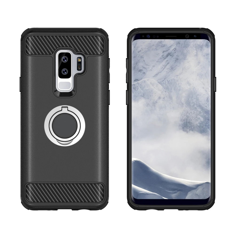 Прочный кольцо Броня держатель чехол для телефона samsung Galaxy S9 Plus S 9 S9plus 9s 9plus SM G960 G965