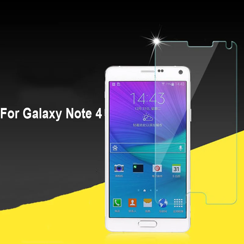 Закаленное стекло для Samsung Galaxy Note 4 N9100 Защитная пленка экрана Note4 N9108 жесткая