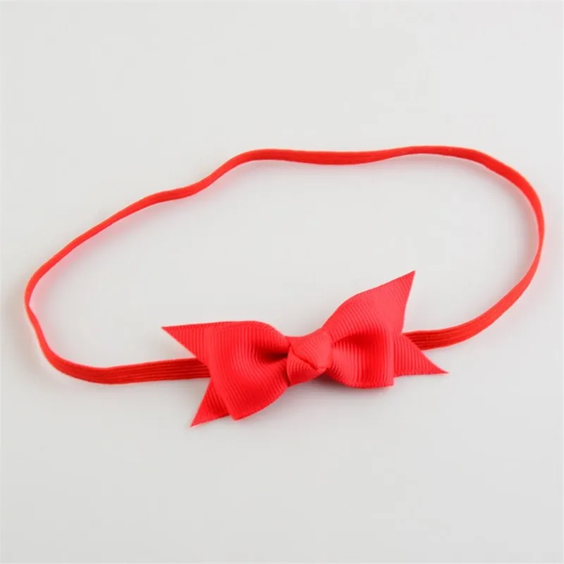 80 шт./лот 7 см ленты банты с тонкой эластичной лентой для волос реквизит