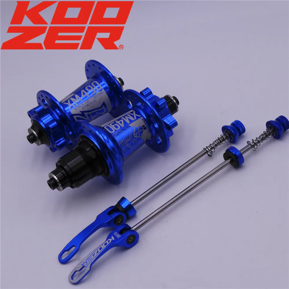 KOOZER XM490 MTB горный велосипед 6 болт ступицы дисков передняя, Задняя Ступица 100*9/15 135*10 142*12 мм QR через XD Freebody