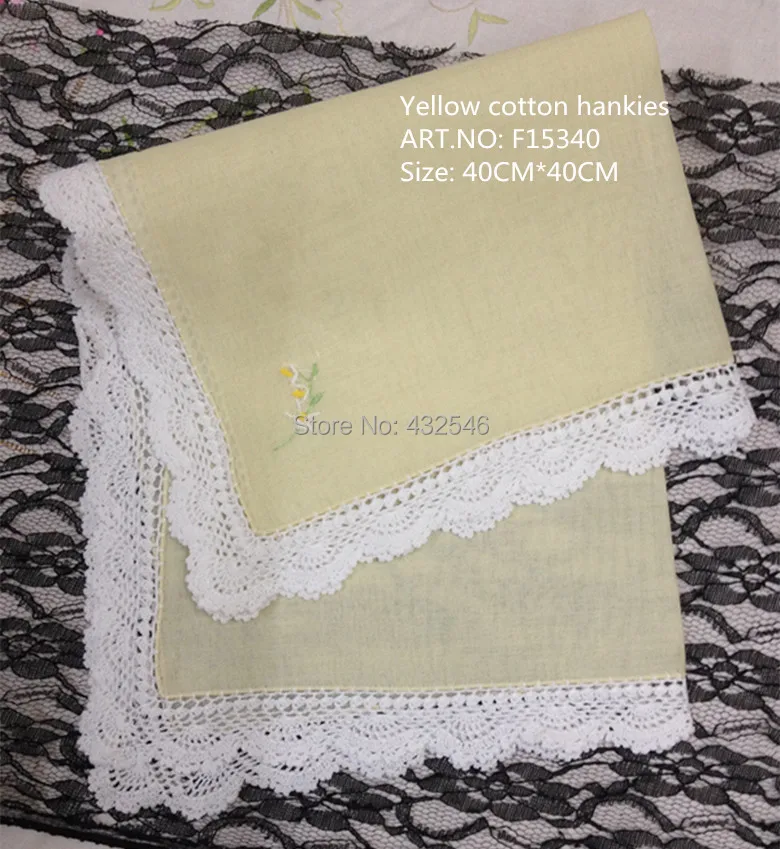 Набор из 12 красивых свадебных носовых платков для невесты цветная