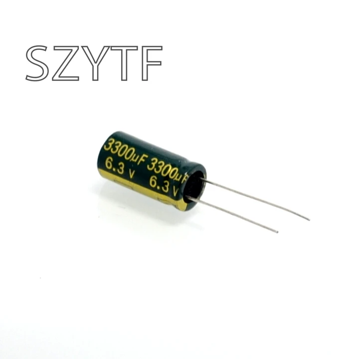 10 шт./пакет 10*20 мм 6 3 В/3300 мкФ электролитический конденсатор|electrolytic capacitors|capacitor