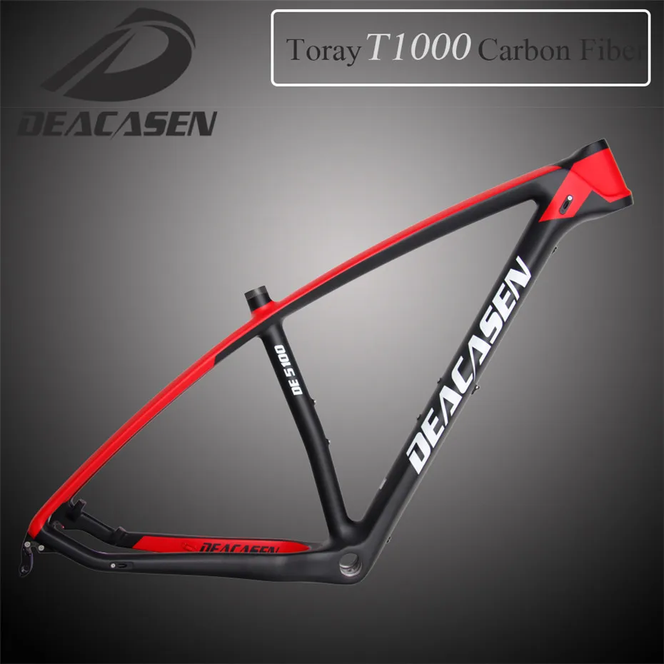 2018 brand Deacasen full carbon fiber mtb frame 29er matte/glossy UD 17 19 inch mountain bikes free shipping | Спорт и развлечения