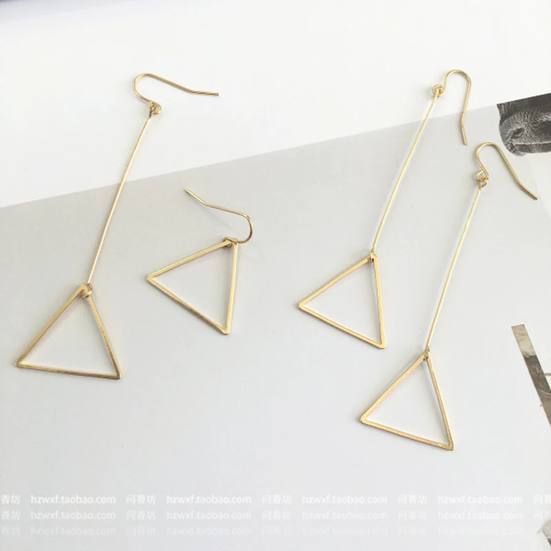 5 шт. круг цвет золотой треугольник квадратное сердце звездочка ожерелье браслет