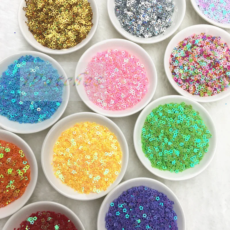 20 г 3 мм полые звезды оформление своими руками красота ногтей наклейки для шитья