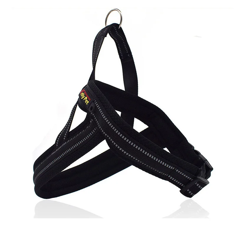 4 Color Dog Harness With Traction Belt Collar Reflective Adjustable Small Medium Large Pets Outdoor Chest Strap Dogs Supplies|dog harness|dog