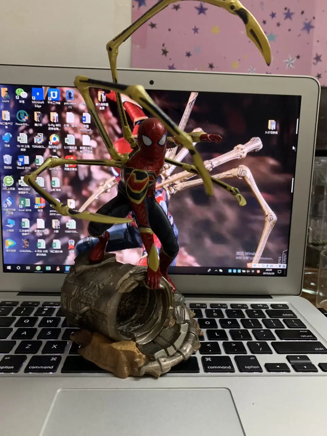 Marvel Мстители ARTFX + война бесконечности Железный Человек паук фигурка супергероя