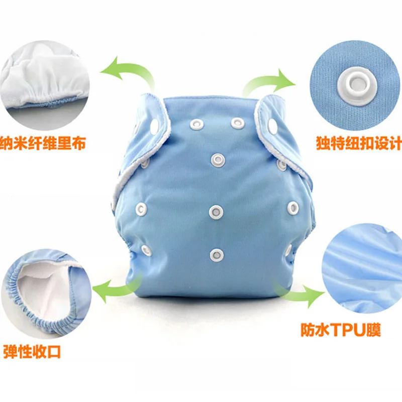 3 шт. = 1 партия хлопок Детский подгузник для новорожденного многоразовые