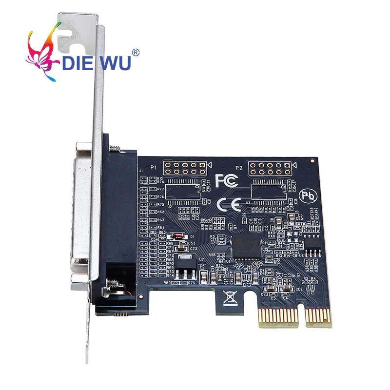 1X PCI Express PCI-E на параллельный порт DB25 принтер LPT адаптер карт ASIX чип AX99100 TXB072