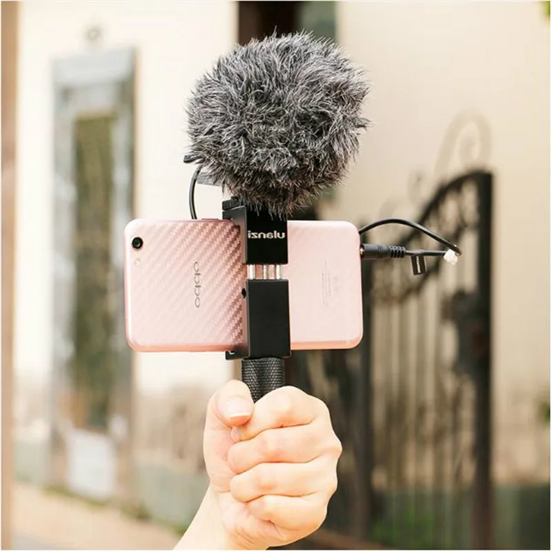 Ulanzi смартфон видео Rig ручка металлический штатив крепление адаптер для iPhone