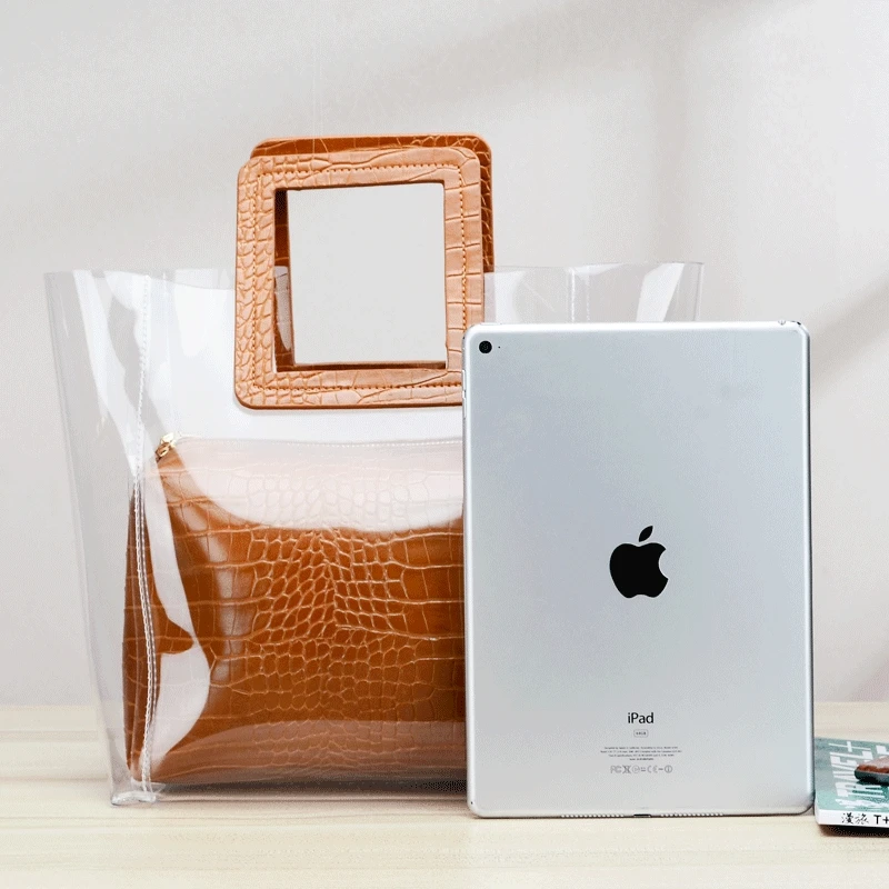 Женские пляжные сумки 2019 прозрачные силиконовые женские ручные хит продаж