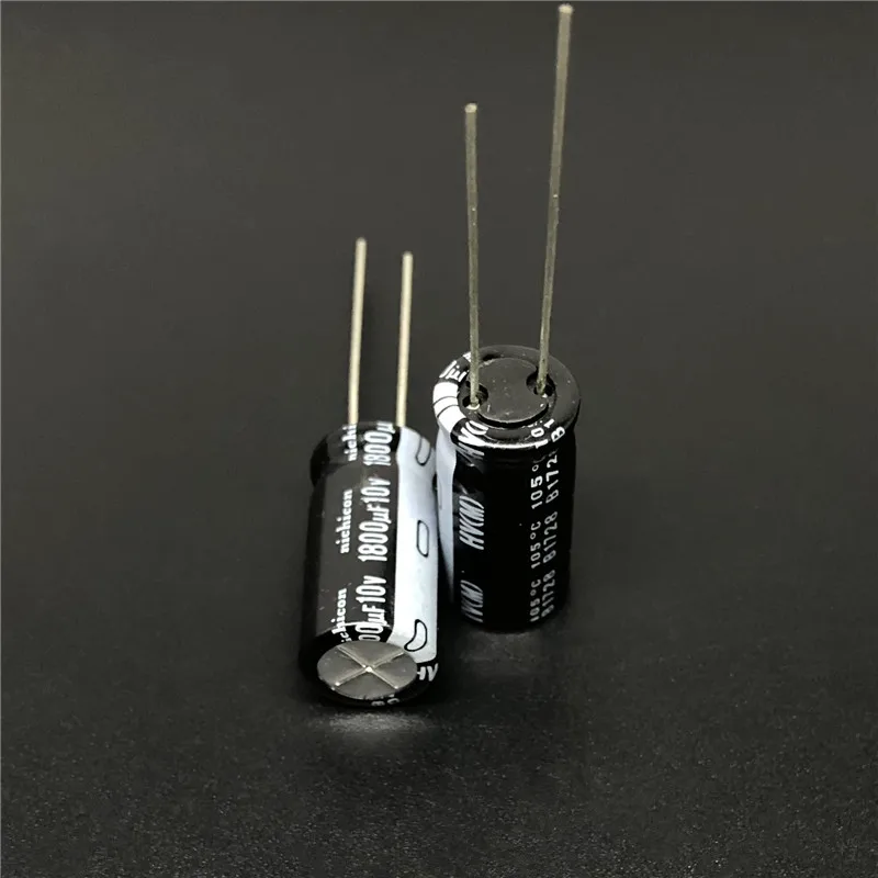 

5pcs/50pcs 1800uF 10V NICHICON HV Series 10x20 High Ripple Current Low Impedance 10V1800uF Aluminum Electrolytic Capacitor