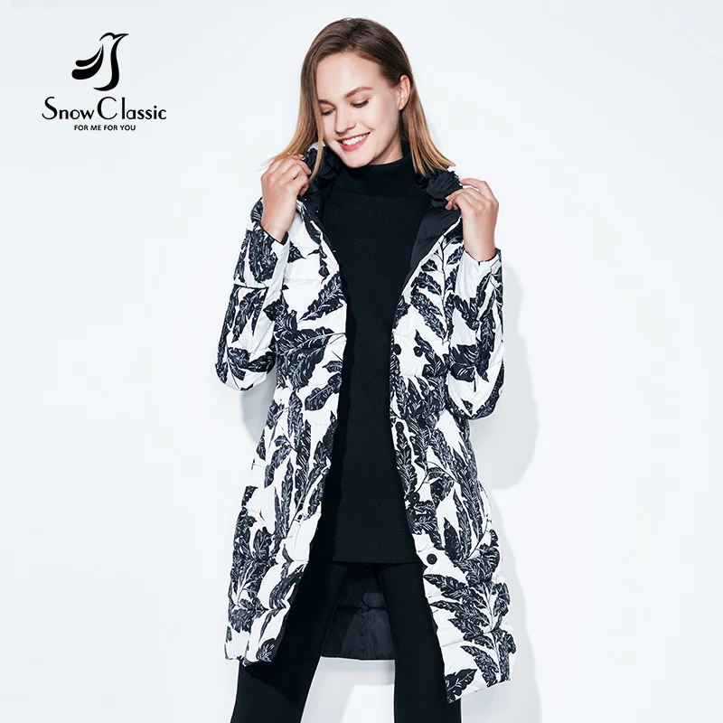 2018 Мода весна и осень куртка женщин печатных широко распространенных двойной