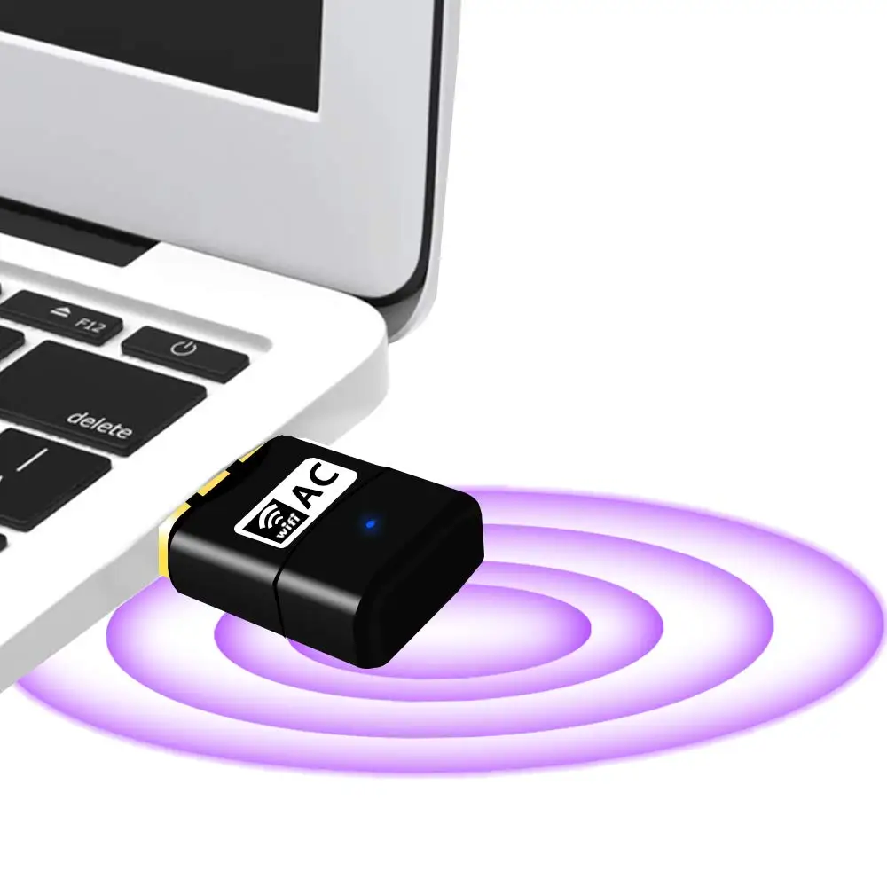 2,4G/5,8G беспроводной аудио приемник передатчик мини USB беспроводная сетевая карта Wifi приемник 600 Мбит/с беспроводной адаптер для ПК