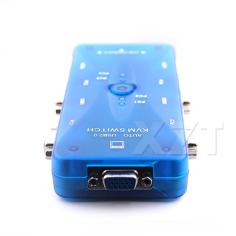 Новейший USB2.0 KVM переключатель с 4 портами селектор VGA автоматический монитора