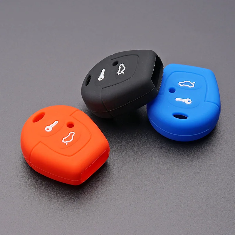 Силиконовый чехол для ключа Polo Golf Passat Bora Jetta SKODA FABIA OCTAVIA SEAT Ibiza Altea 2 кнопки