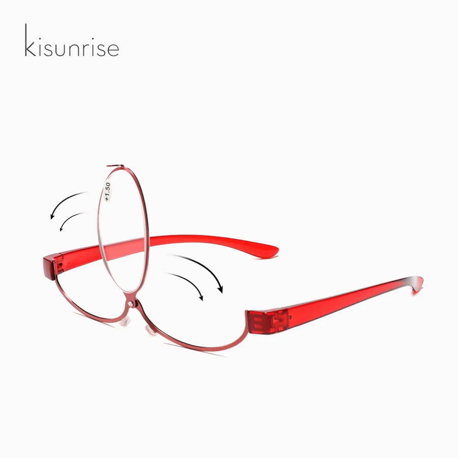 Женские очки для чтения Kisunrise вращающиеся макияжа + 1 50 2 00 3 4 KS020|Женские чтения| |