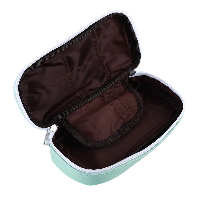 

Candy Color Pencil Bag Large Capacity Multi-function Cosmetic Case Case Creative Cute Print Women's Cosmetic Bag