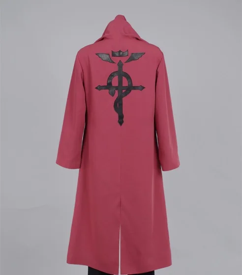 Red Coat Горячая Аниме Стальной алхимик косплей Эдварда Элрика косплей костюм плащ топ брюки пояс перчатки на заказ - Цвет: Red Coat