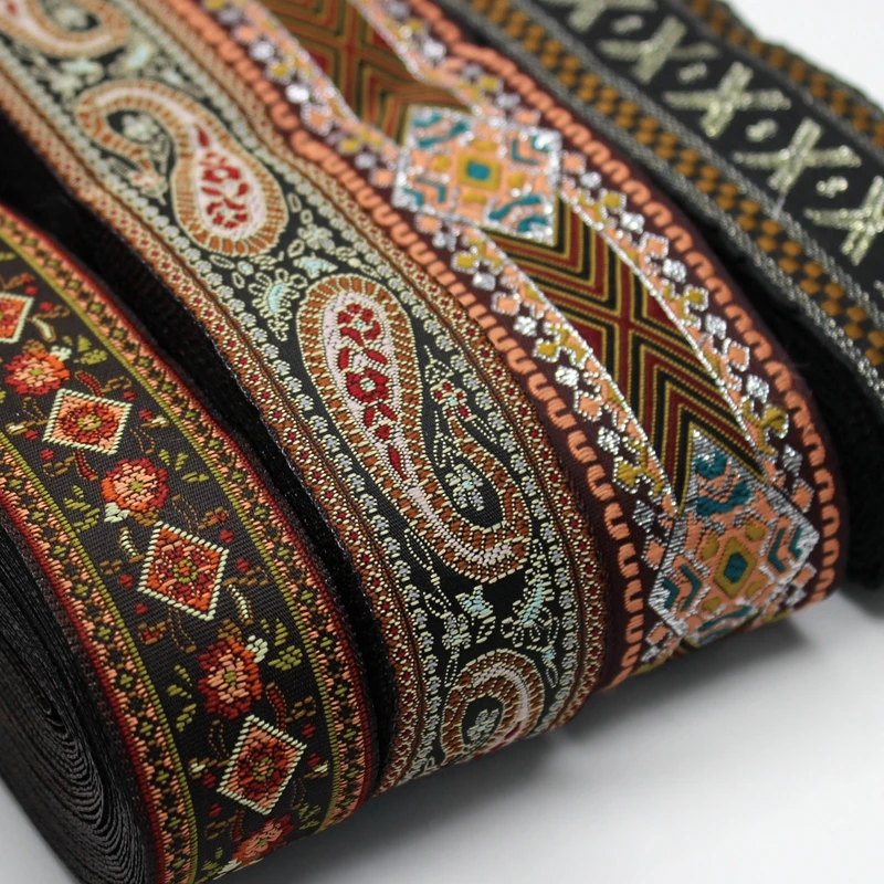 5 ярдов/партия этнические аксессуары ручной работы кружевная лента костюм