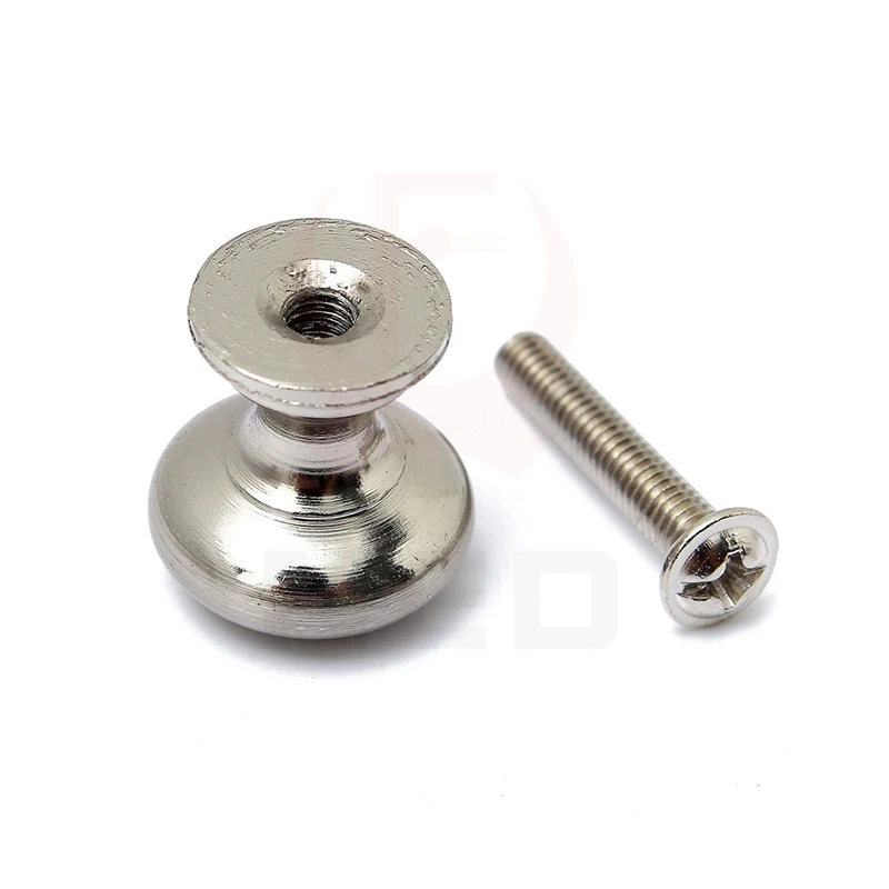 Брэндовая ручка для кухонного шкафа из твердого сплава и цинка круглая 3 размера