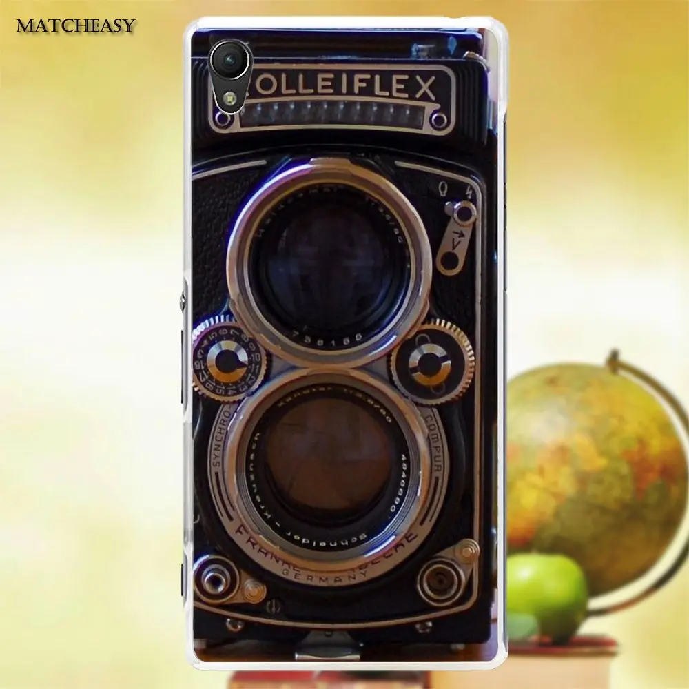 Oedmeb Rolleiflex винтажная Ретро камера для Sony Xperia Z Z1 Z2 Z3 Z4 Z5 compact Mini M2 M4 M5 T3 E3 XA мягкий