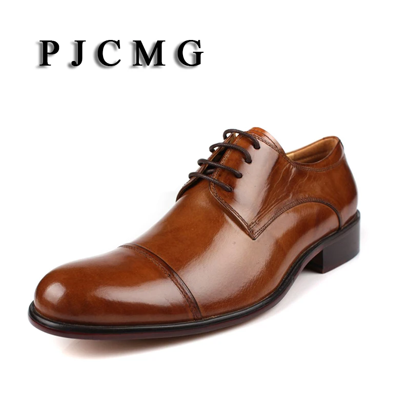 Мужские туфли оксфорды из мягкой кожи с острым носком размеры 38 46|lace up|luxury brandshoes