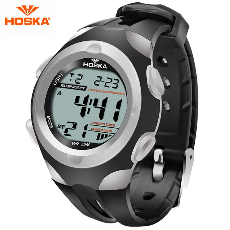 Популярные Брендовые Часы hosk для детей мальчиков спорта на открытом воздухе