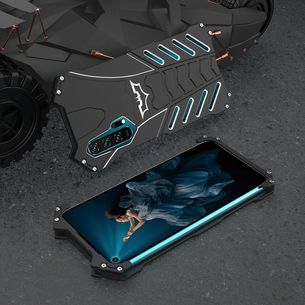 R JUST для Huawei Honor 20 Pro чехол роскошный тонкий жесткий металлический алюминиевый